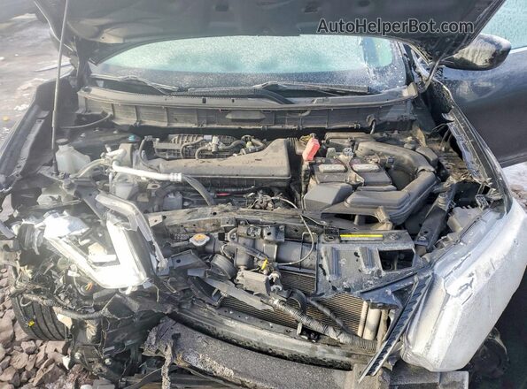 KNMAT2MT7JP583249 2018 NISSAN ROGUE Black Engine compartment view