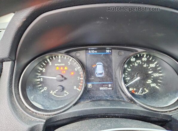 KNMAT2MT7JP583249 2018 NISSAN ROGUE Black Instrument cluster view