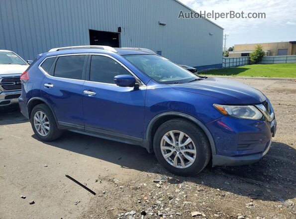 KNMAT2MT7JP583705 2018 NISSAN ROGUE Синий 