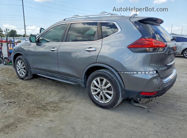 KNMAT2MT7KP516166 2019 NISSAN ROGUE Gray Trasero izquierdo