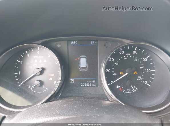 KNMAT2MT7KP535087 2019 NISSAN ROGUE White Widok tylnych siedzeń