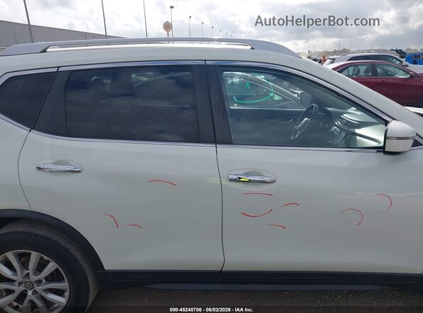 KNMAT2MT7KP535087 2019 NISSAN ROGUE White Widok wnętrza 360 stopni