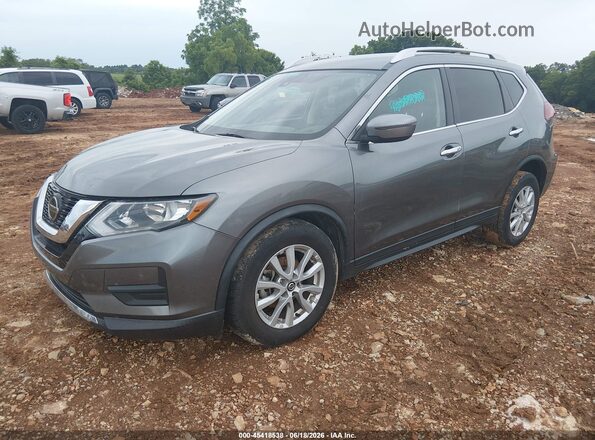 KNMAT2MT7KP537907 2019 NISSAN ROGUE Gray Առջևի ձախ երեք քառորդ տեսարան