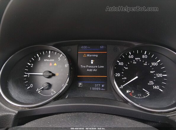 KNMAT2MT7KP537907 2019 NISSAN ROGUE Gray Հետևի նստատեղերի տեսք