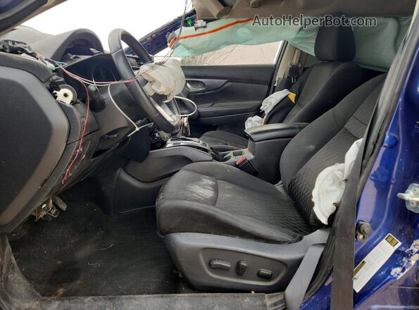 KNMAT2MT7LP536466 2020 NISSAN ROGUE Blue Widok wnętrza z przodu