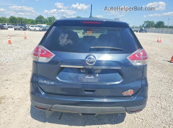 KNMAT2MT8GP596746 2016 NISSAN ROGUE Blue 