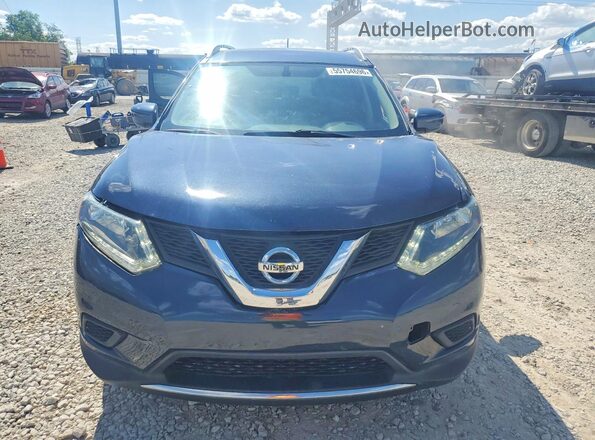 KNMAT2MT8GP596746 2016 NISSAN ROGUE Blue 