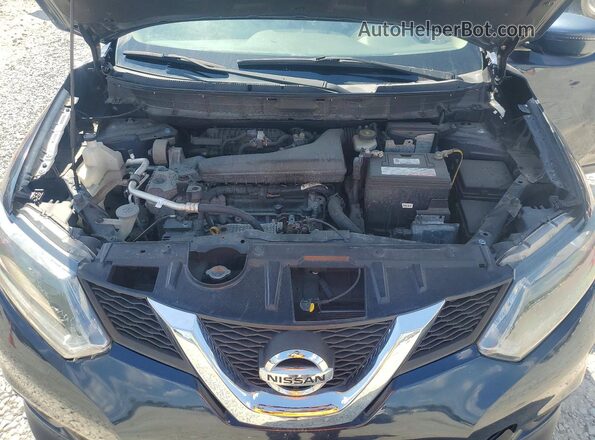 KNMAT2MT8GP596746 2016 NISSAN ROGUE Blue 
