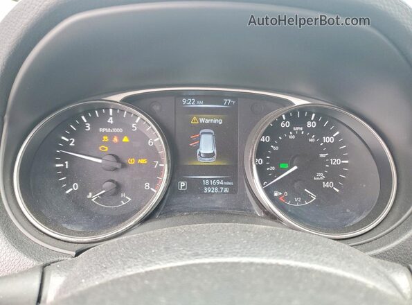 KNMAT2MT8GP607597 2016 NISSAN ROGUE Серебряный 