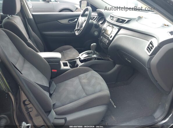 KNMAT2MT8GP625324 2016 NISSAN ROGUE Black Սալոնի դիմացի տեսք