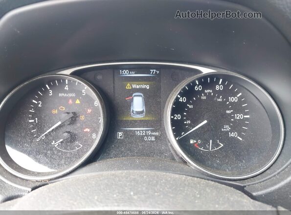 KNMAT2MT8GP625324 2016 NISSAN ROGUE Black Հետևի նստատեղերի տեսք