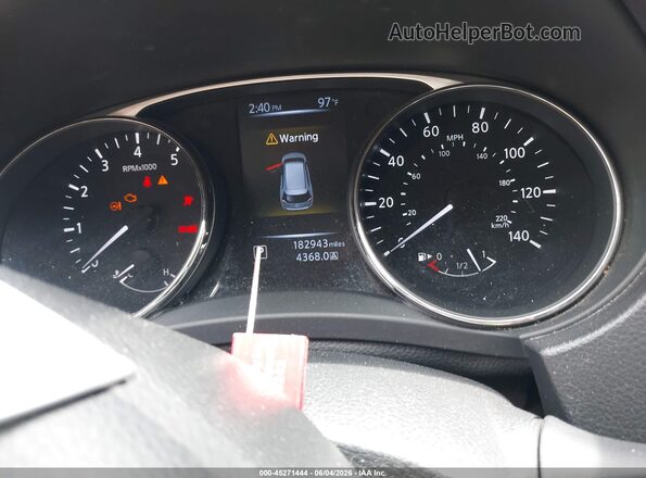 KNMAT2MT8GP634492 2016 NISSAN ROGUE Синий Вид задних сидений