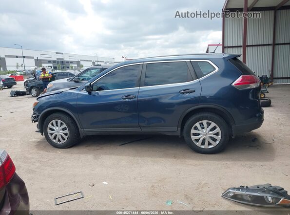KNMAT2MT8GP634492 2016 NISSAN ROGUE Синий Панорамный вид салона 360°