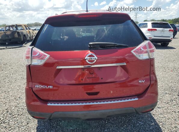 KNMAT2MT8GP654659 2016 NISSAN ROGUE Красный 