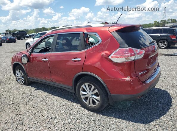 KNMAT2MT8GP654659 2016 NISSAN ROGUE Красный 