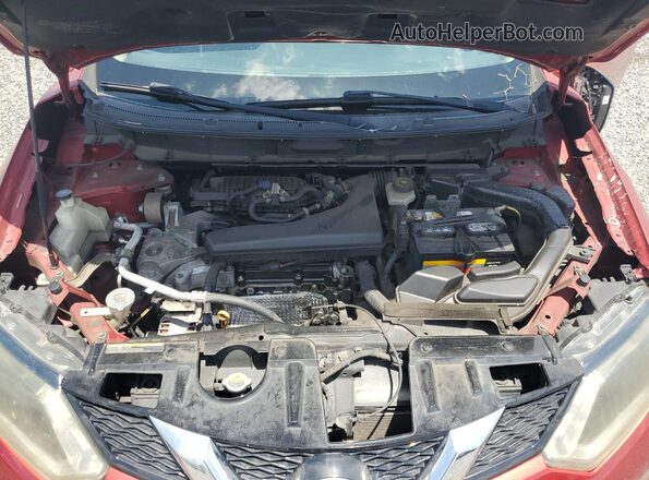 KNMAT2MT8GP654659 2016 NISSAN ROGUE Красный 