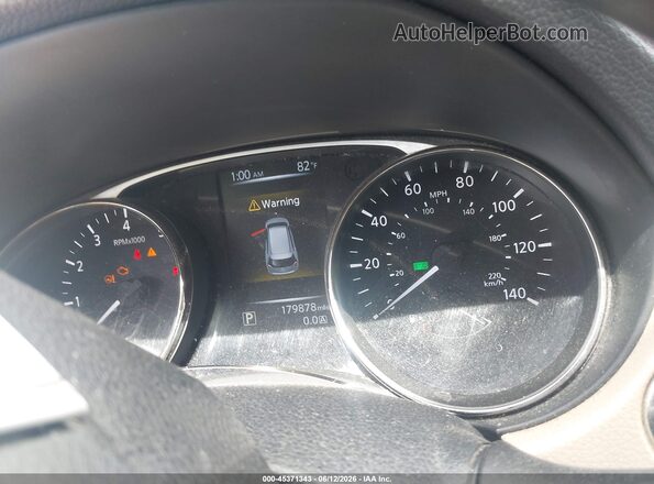 KNMAT2MT8GP662115 2016 NISSAN ROGUE Black უკანა სავარძლების ხედი