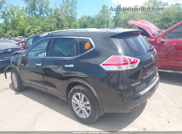 KNMAT2MT8GP662115 2016 NISSAN ROGUE Black უკანა მარცხენა