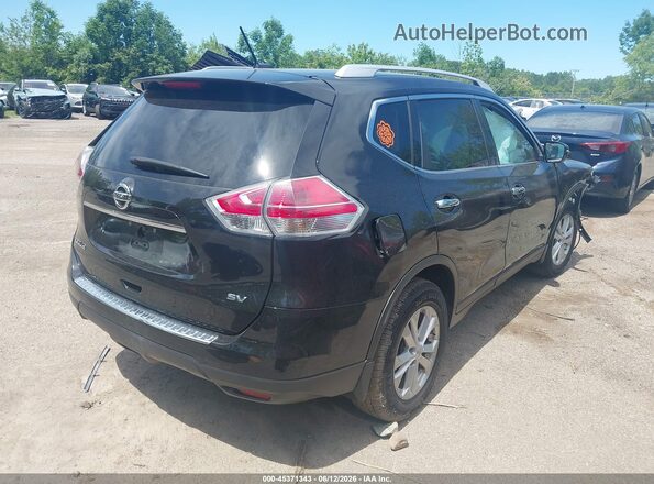 KNMAT2MT8GP662115 2016 NISSAN ROGUE Black უკანა მარჯვენა