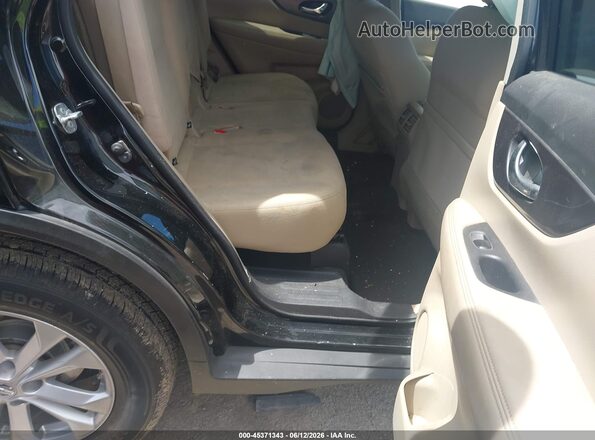 KNMAT2MT8GP662115 2016 NISSAN ROGUE Black VIN კოდის სტიკერის ხედი