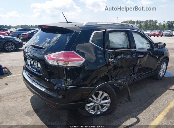 KNMAT2MT8GP730557 2016 NISSAN ROGUE Black Trasero derecho