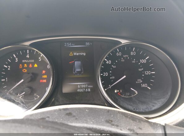 KNMAT2MT8GP730557 2016 NISSAN ROGUE Black Vista de los asientos traseros