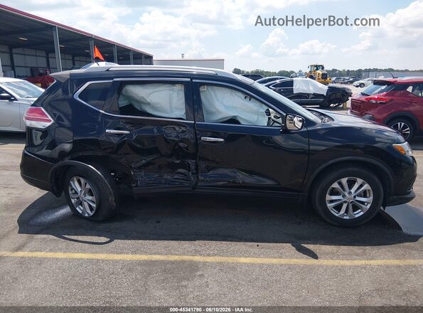 KNMAT2MT8GP730557 2016 NISSAN ROGUE Black Vista del cuadro de instrumentos