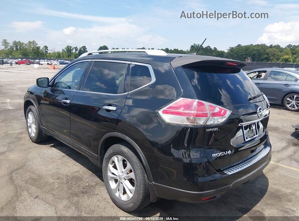 KNMAT2MT8GP730557 2016 NISSAN ROGUE Black Trasero izquierdo