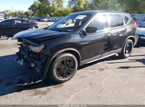 KNMAT2MT8HP581360 2017 NISSAN ROGUE Black Front left