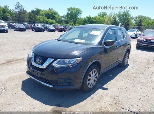 KNMAT2MT8HP583612 2017 NISSAN ROGUE Black Front left