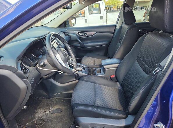KNMAT2MT8HP595551 2017 NISSAN ROGUE Blue Սալոնի դիմացի տեսք
