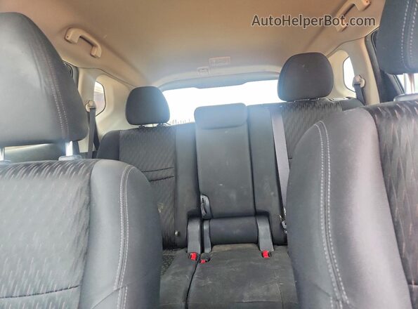 KNMAT2MT8KP532506 2019 NISSAN ROGUE Black უკანა სავარძლების ხედი