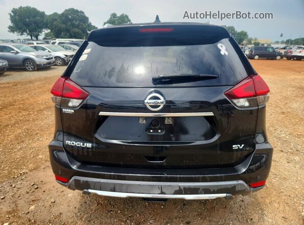 KNMAT2MT8KP532506 2019 NISSAN ROGUE Black უკანა ხედი