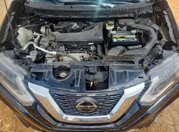 KNMAT2MT8KP532506 2019 NISSAN ROGUE Black ძრავის განყოფილების ხედი