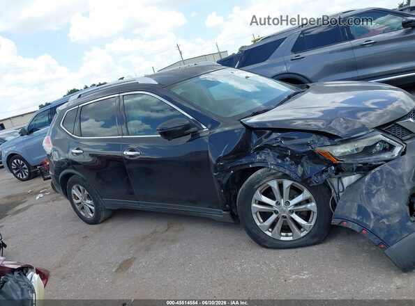KNMAT2MT9GP594567 2016 NISSAN ROGUE Black Widok wnętrza z tyłu