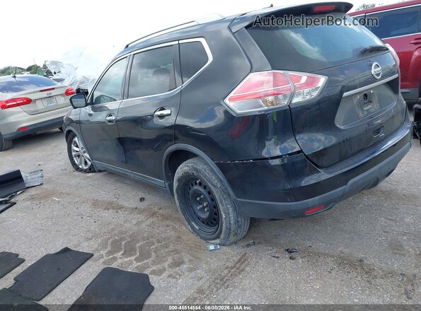 KNMAT2MT9GP594567 2016 NISSAN ROGUE Black Tył lewy