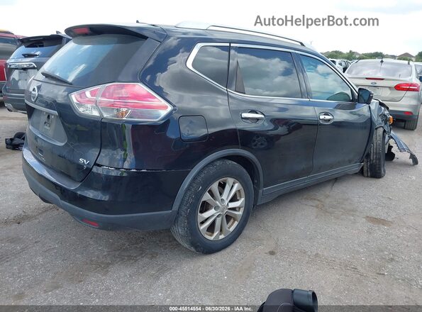 KNMAT2MT9GP594567 2016 NISSAN ROGUE Black Tył prawy