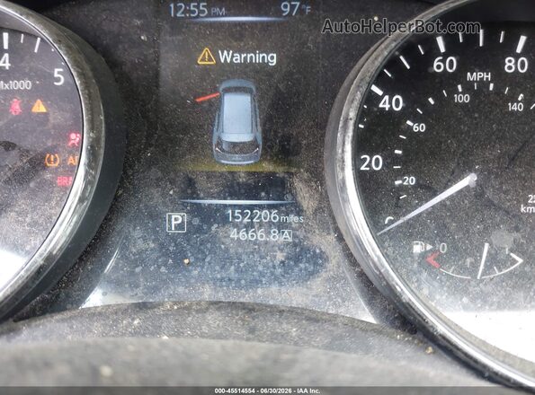 KNMAT2MT9GP594567 2016 NISSAN ROGUE Black Widok tylnych siedzeń