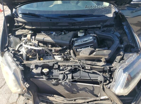 KNMAT2MT9GP625767 2016 NISSAN ROGUE Black Rear interior view