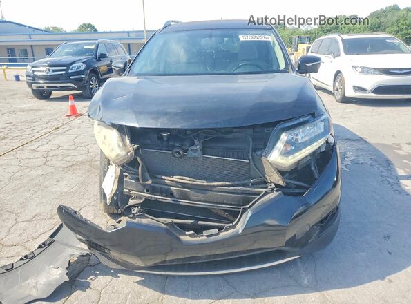 KNMAT2MT9GP625767 2016 NISSAN ROGUE Black Front view