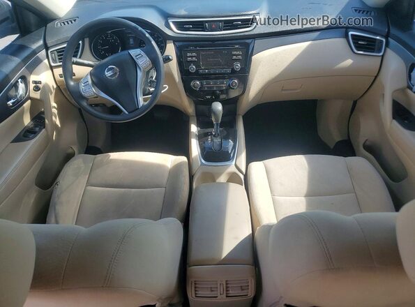 KNMAT2MT9GP625767 2016 NISSAN ROGUE Black Dashboard view