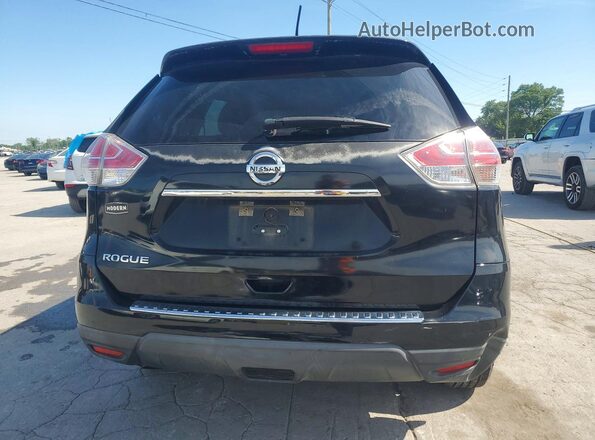 KNMAT2MT9GP625767 2016 NISSAN ROGUE Black Rear view