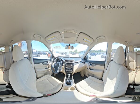 KNMAT2MT9GP625767 2016 NISSAN ROGUE Black 360 interior view