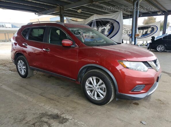 KNMAT2MT9GP630807 2016 NISSAN ROGUE Red Առջևի աջ