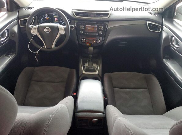 KNMAT2MT9GP630807 2016 NISSAN ROGUE Red Առջևի վահանակի տեսք