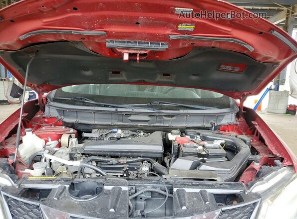KNMAT2MT9GP630807 2016 NISSAN ROGUE Red Սալոնի հետևի տեսք