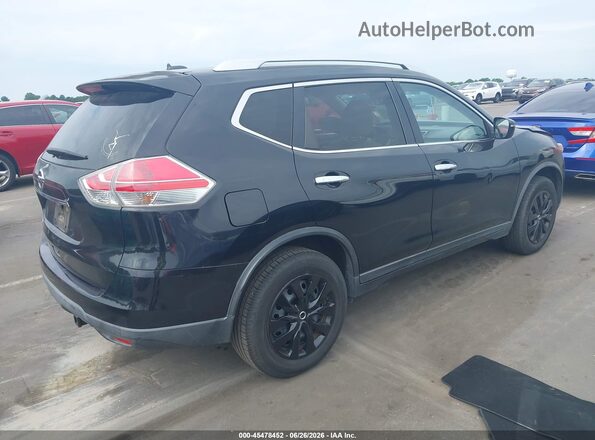 KNMAT2MT9GP634436 2016 NISSAN ROGUE Черный Задняя правая четверть
