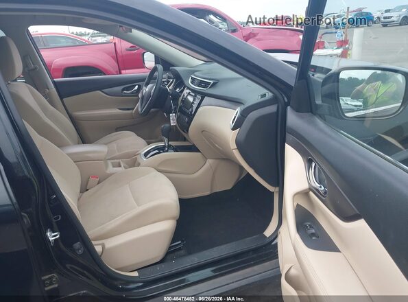 KNMAT2MT9GP634436 2016 NISSAN ROGUE Черный Вид салона спереди