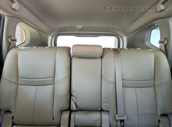 KNMAT2MT9GP651866 2016 NISSAN ROGUE Red Հետևի նստատեղերի տեսք