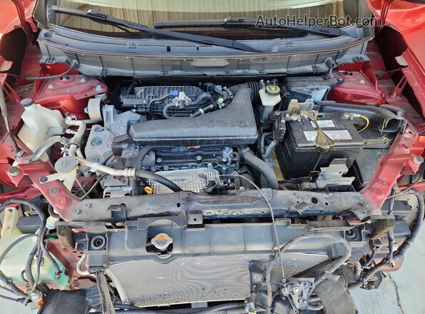 KNMAT2MT9GP651866 2016 NISSAN ROGUE Red Շարժիչի բաժամունքի տեսք